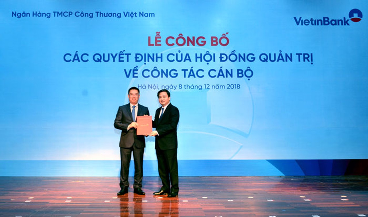 Các quyết định bổ nhiệm nhân sự của Vietinbank